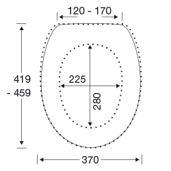 Dimensioned drawing, mm
