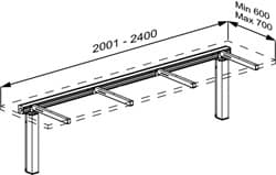 Dimensioned drawing, mm