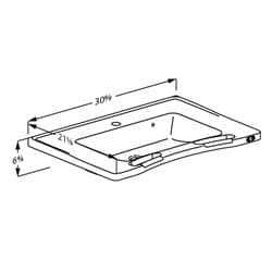 Dimensioned drawing, inch