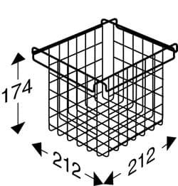 Dimensioned drawing, mm