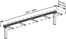 Dimensioned drawing, mm