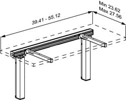 Dimensioned drawing, inch