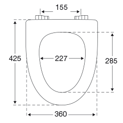 Dimensioned drawing, mm