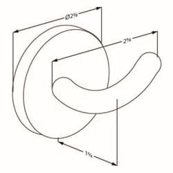 Dimensioned drawing, inch