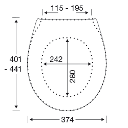 Dimensioned drawing, mm