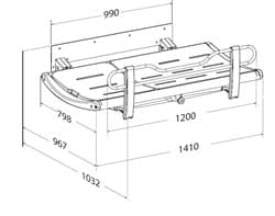 Dessin avec dimensions, mm