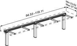 Dimensioned drawing, inch