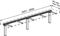 Dimensioned drawing, mm