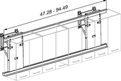 Dimensioned drawing, inch