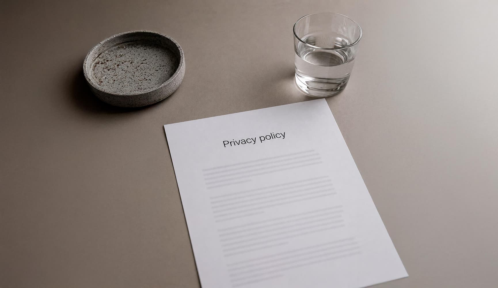 Privacy policy