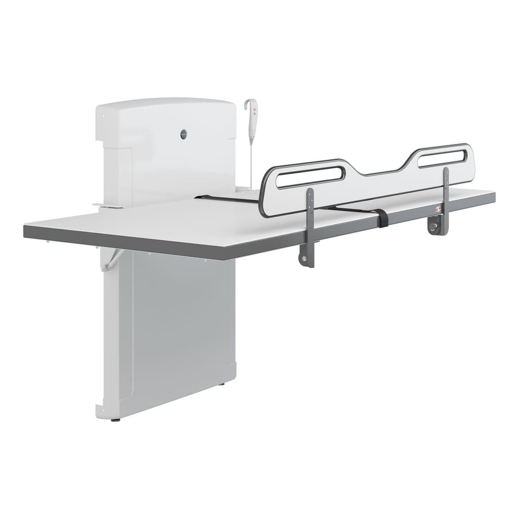 Shower and changing tables for people with disabilities