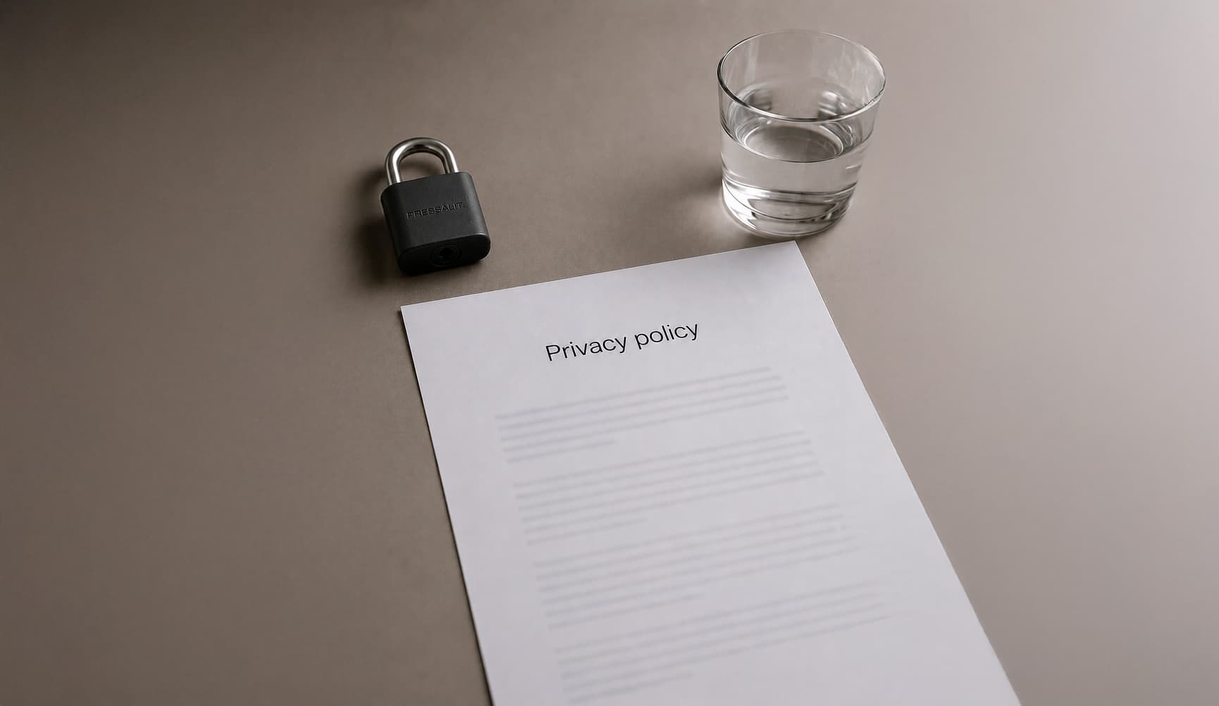 Privacy policy