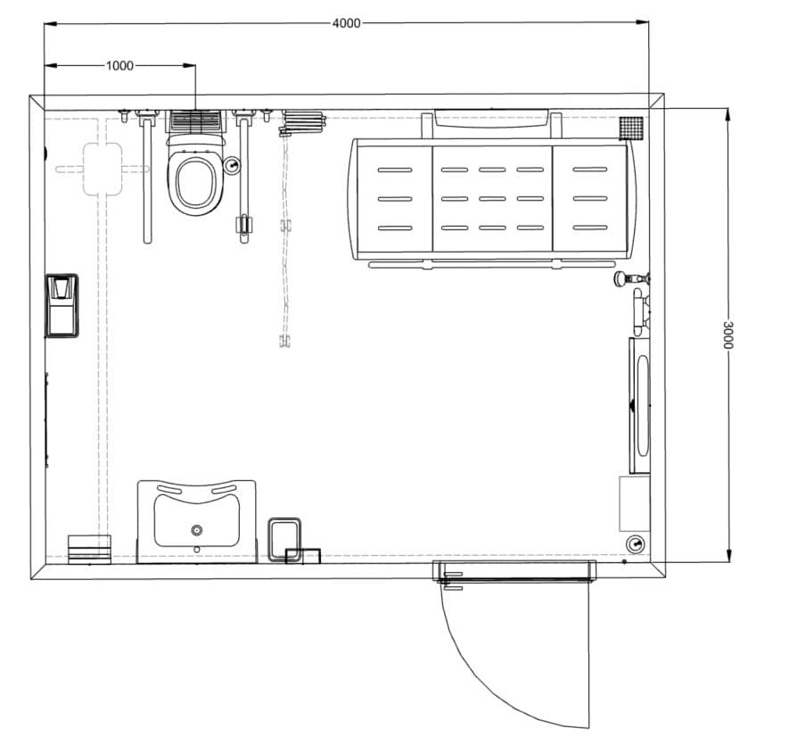 Changing Places floor plan