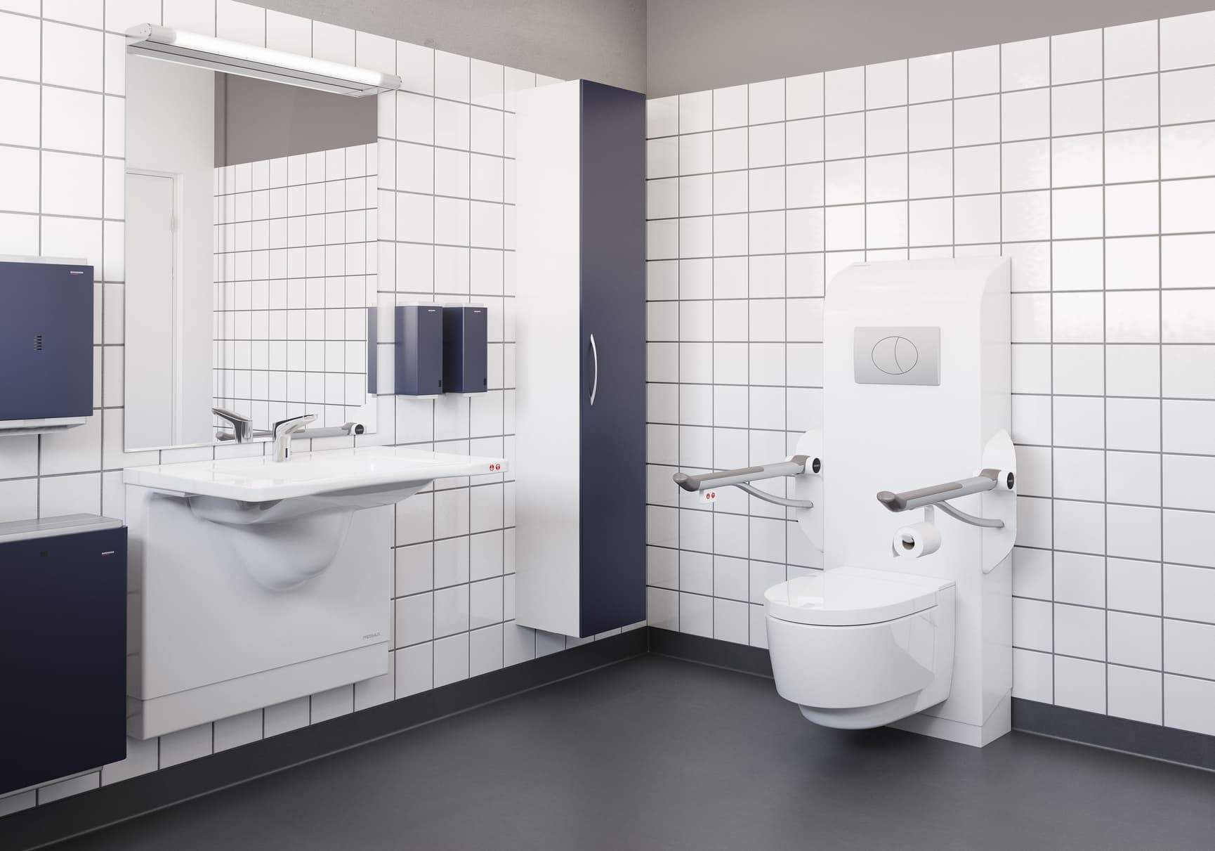 Pressalit accessible bathrooms
