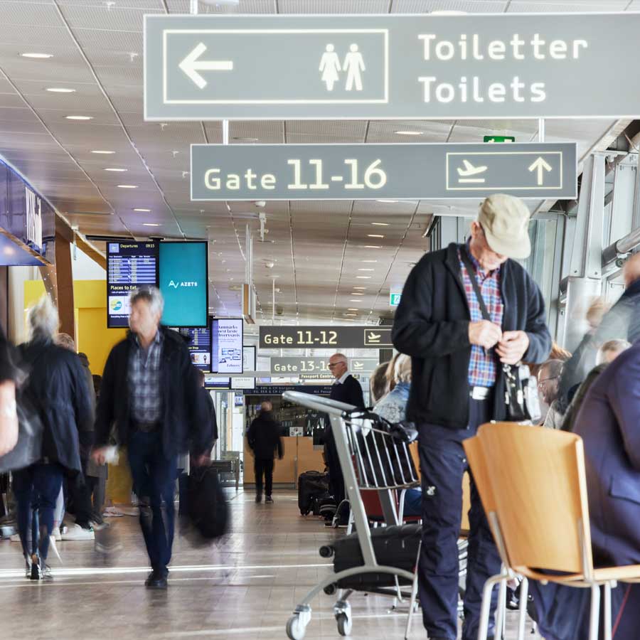 Lufthavnens toiletter