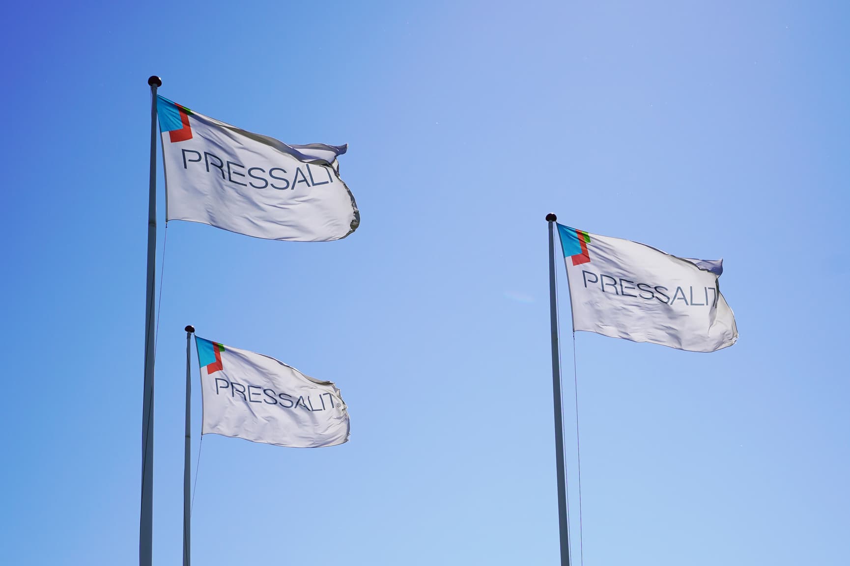 Pressalit flags - become a Pressalit Partner