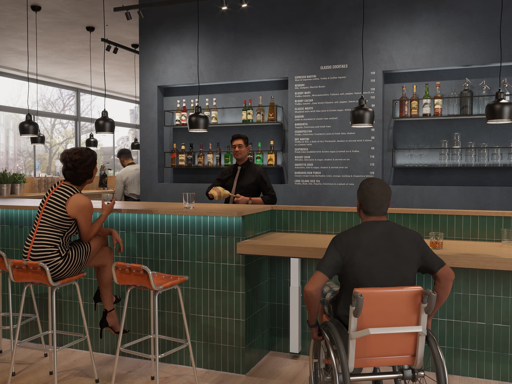 Pressalit INDIVO Komplett-Set für Bars und Restaurants