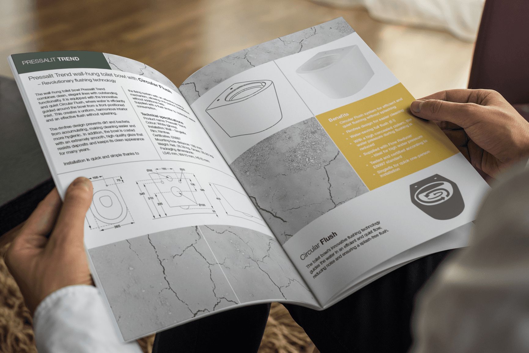 Pressalit Trend Combi Packs brochure